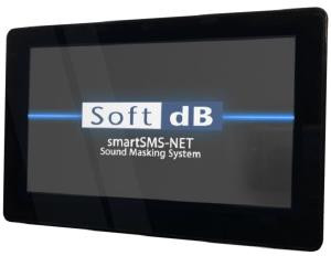 Soft dB CTP - Панель управления звукомаскировочной системой (сенсорный экран 7'', TCP/IP, Ethernet, WiFi, PoE, 48В)