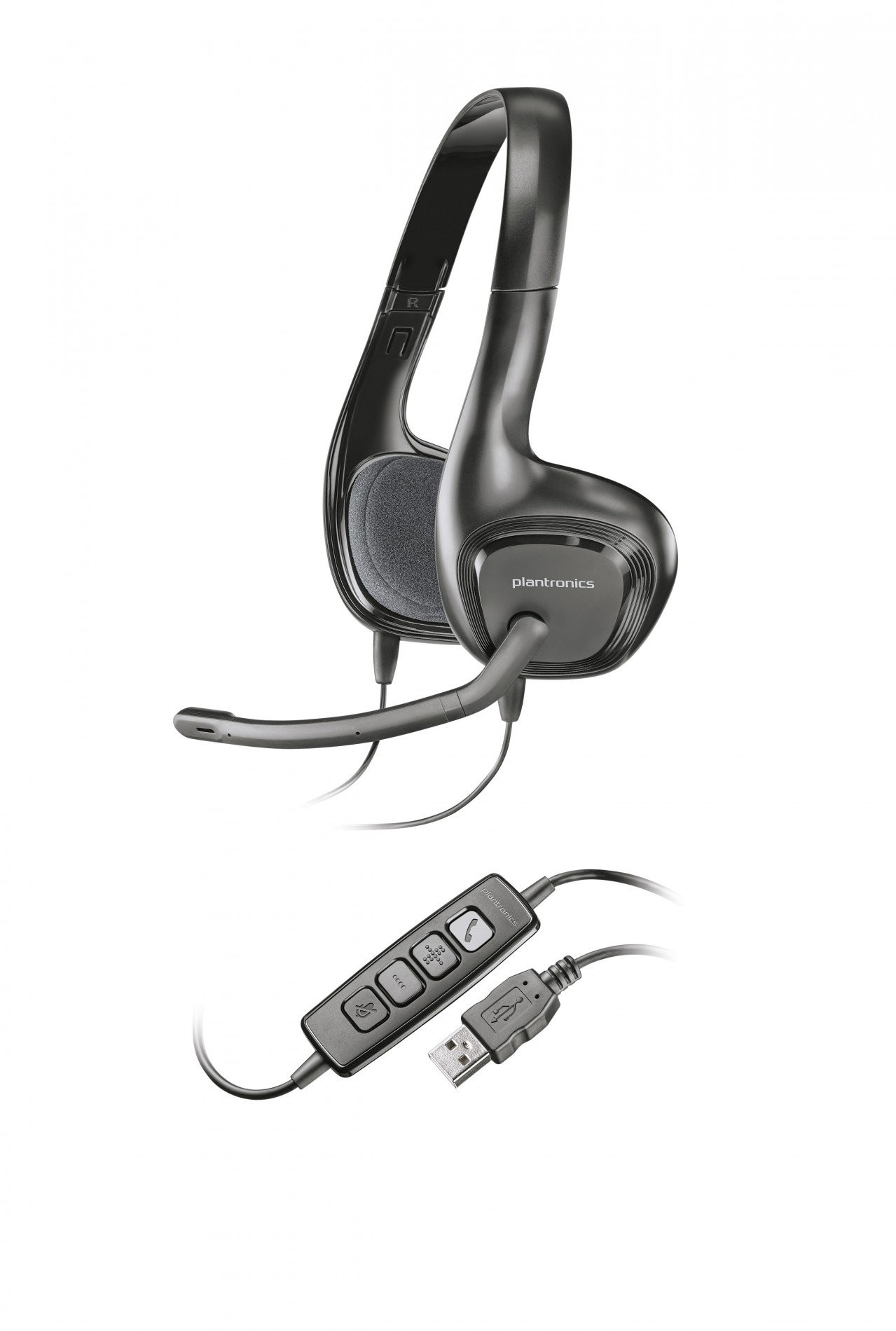 Plantronics .Audio 628 — мультимедийная USB-гарнитура для компьютера