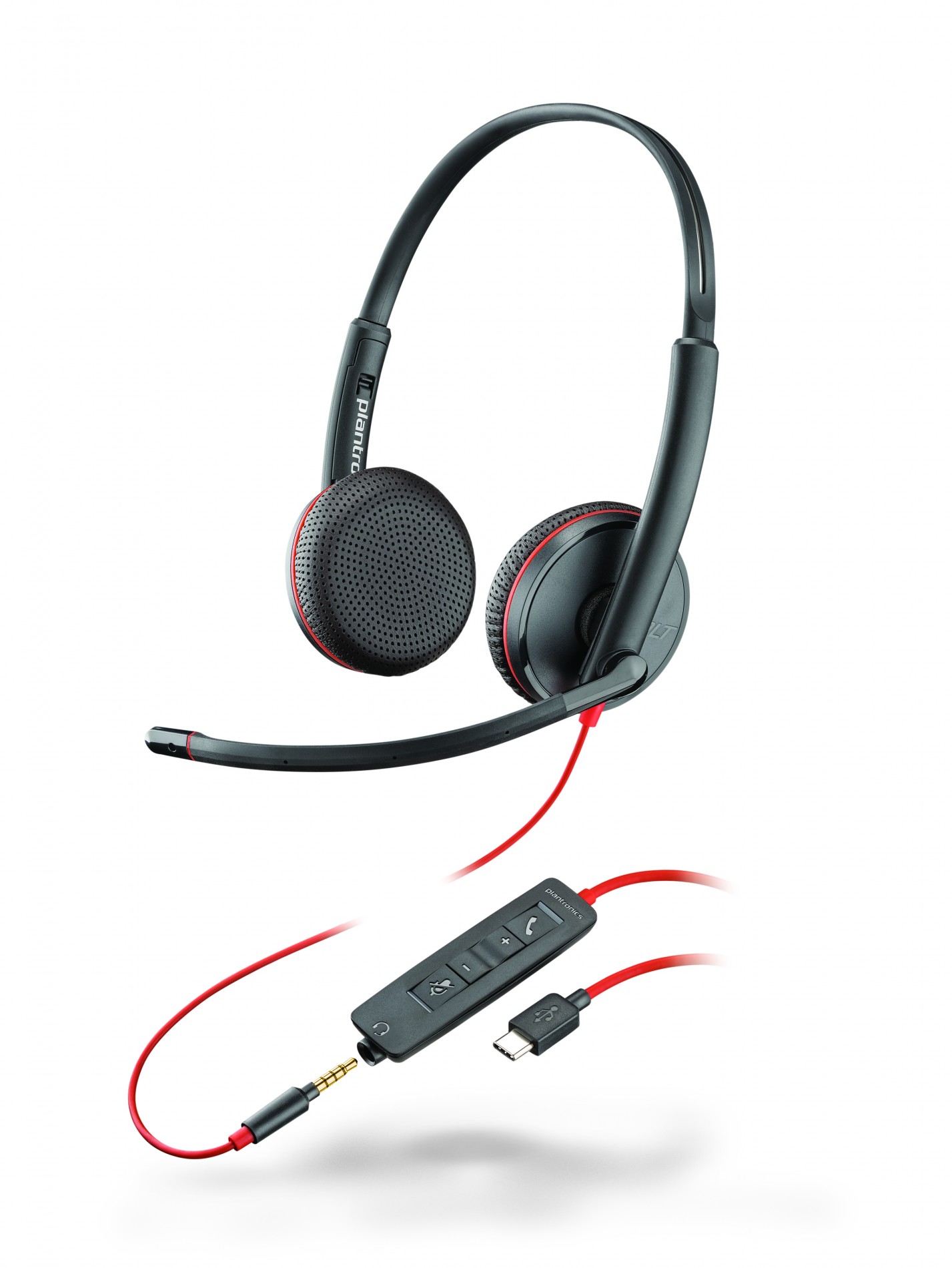 BlackWire C3225-C - проводная гарнитура (стерео, jack 3.5/USB-C)