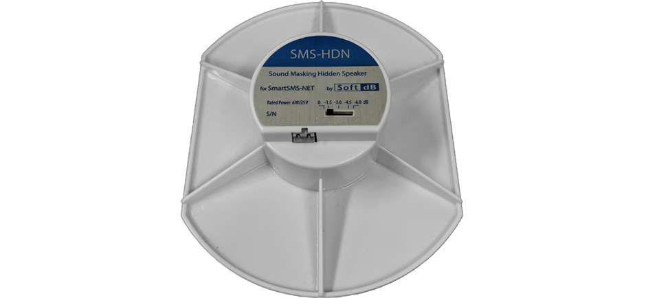 Soft dB SMS-HDN динамик звукомаскировочной системы Soft dB для установки за потолочные плиты или гипсокартон