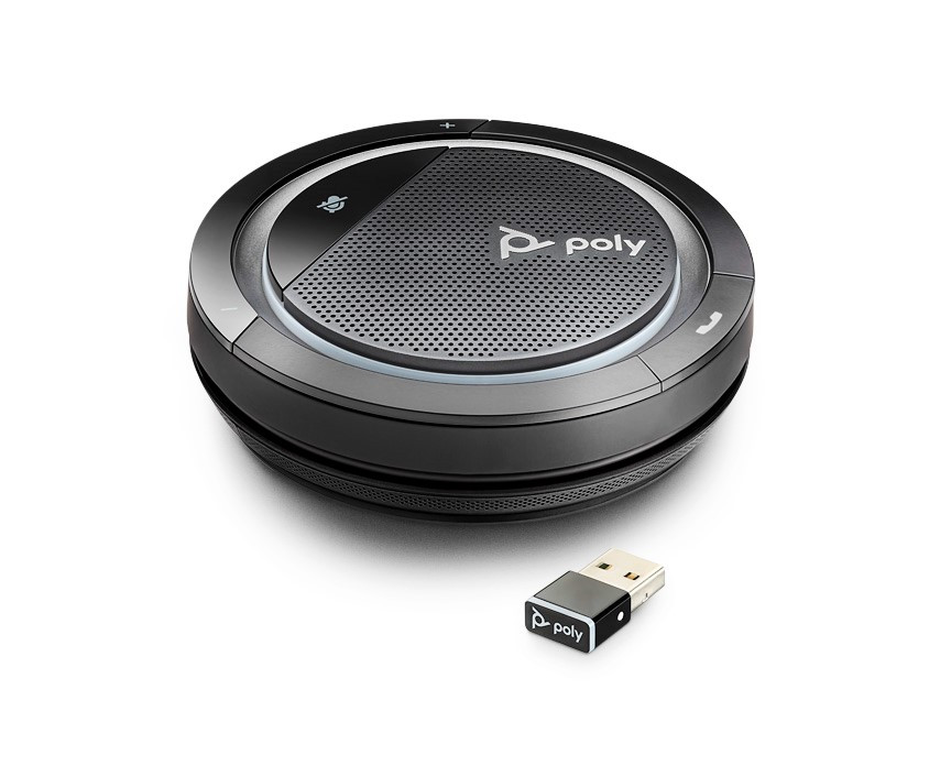 Poly Calisto 5300 — Bluetooth-спикерфон для ПК и мобильных устройств, USB-A, Bluetooth-адаптер
