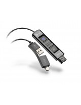 Plantronics DA85-M - цифровой USB-адаптер для подключения профессиональной гарнитуры к ПК (QD, USB-A+C, сертифицирован для MS Teams)