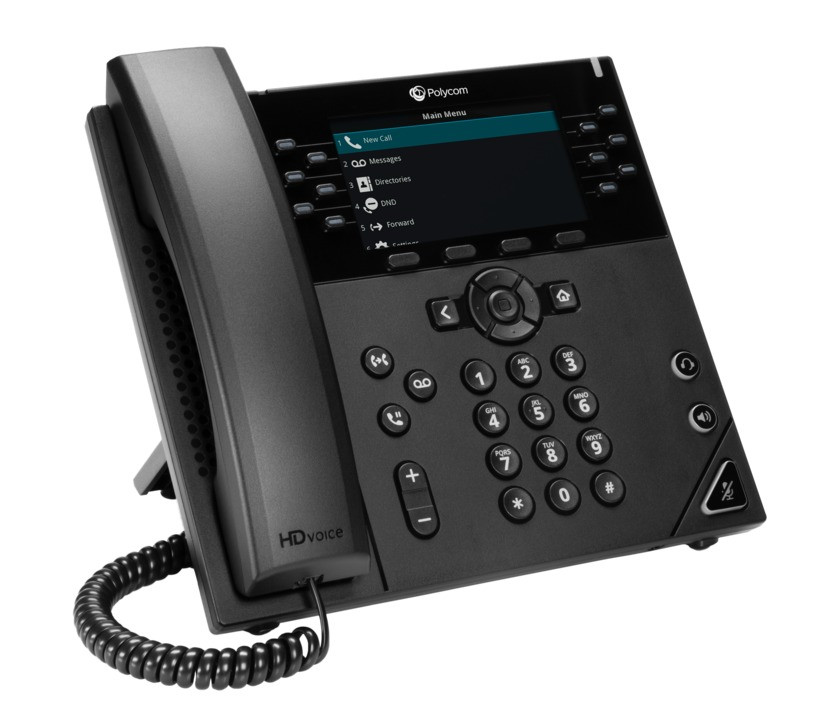 Poly VVX 450 офисный IP-телефон бизнес-класса, 12 линий